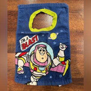 Disney Pixar Toy Story Buzz Lightyear Bib 100% Cotton